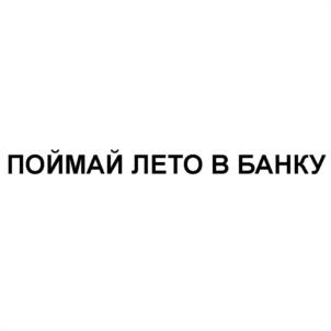 ПОЙМАЙ ЛЕТО В БАНКУ