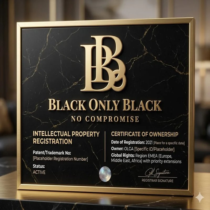 BLACK ONLY BLACK